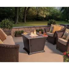 Low prices with free and fast shipping. Member S Mark 30 Square Gas Outdoor Fire Pit Table By Blue Rhino Sam S Club