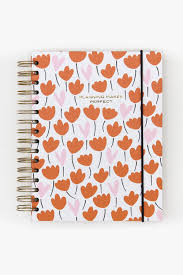 Floral Hearts Notebook Organiser Diary