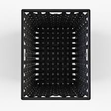 Wicker Basket Ikea Knarra 2 Black Wicker Baskets Wicker Black Basket
