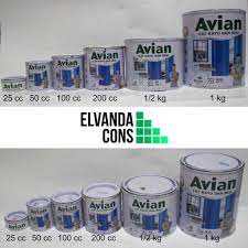 Cat avian kayu dan besi super white. Avian 50cc Cat Minyak Kayu Dan Besi Avian 50 Cc Shopee Indonesia