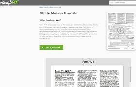 How To Edit Fill Sign Online Find Handypdf Com W4 Form Form W4 Irs Gov Irs Forms Form