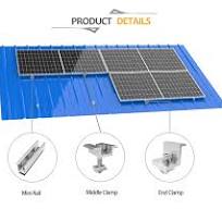 Solar Mini Rail Bracket Metal Roof PV Mounting Rail FarSun