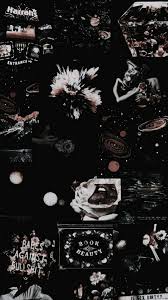 I also have the digital form of this collage kit available! Black And Grey Aesthetic Collage Wallpapers Wallpaper Cave