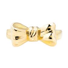 Hueb origami 18k white gold & diamond bow ring $1,314 $2,190. Vintage Tiffany Co Bow Ring
