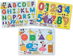 Whether the skill level is as a beginner or something more advanced, they're an ideal way to pass the time when you have nothing else to do like waiting in an airport, sitting in your car or as a means to. Amazon Com Melissa Doug Disney Wooden Peg Puzzles Set Letters Numbers And Shapes And Colors Toys Games