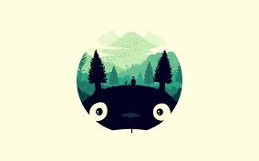 Great websites to get cute wallpapers for the iphone for free. Ao36 Totoro Art Illust Simple Cute Papers Co