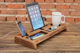 Classic iphone desk stands are usually not adjustable. Wooden Desk Organizer Office Organizer Phone Station Solid Etsy Wooden Desk Organizer Wooden Desk Desk Organization