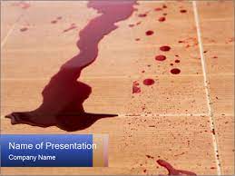 Household bleach is a weak type of bleach that deals with ink stains, food spills, blood, and related stains. Blood On Wooden Floor Powerpoint Template Backgrounds Google Slides Id 0000067511 Smiletemplates Com