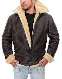 Tom Hardy Dunkirk Leather Jacket Tom Hardy Dunkirk Shearling Jacket Cafe Racer Leather Jacket Leather Coat Jacket Leather Jacket Men