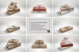 Stacked Fast Food Boxes Mockup Box Mockup Food Box Packaging Free Packaging Mockup