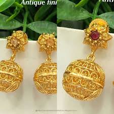 Jhumkas Bridal Jewellery Design Gold Earrings Designs Latest Jewellery