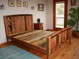 Cozy Country Reclaimed Wood Bed Frame