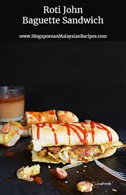 Resepi roti john cheese leleh. Roti John Baguette Omelette Sandwich From Singapore