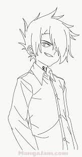 Maybe you would like to learn more about one of these? How To Draw Ray From The Promised Neverland Mangajam Com In 2021 Anime Lineart Cute Little Drawings Anime Drawings Boy