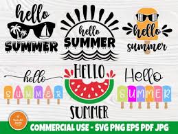 Download Hello Summer Svg Bundle Beach Svg Graphic By Tonisartstudio Creative Fabrica