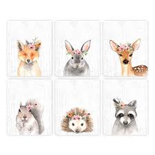 Maybe you would like to learn more about one of these? Amazon Com Woodland Animals Nursery Wall Art Prints Set Of 6 Unframed 8x10s Handmade Products