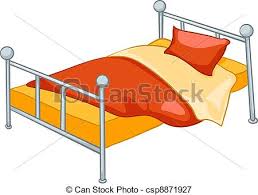 Les bases du dessin de la sirene. Maison Dessin Anime Lit Meubles Isole Lit Arriere Plan Vector Maison Blanc Dessin Anime Meubles Canstock