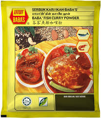 Indonesian curry with fish (kari ikan) with creamy coconut, tangy lemongrass and tender white fish. Baba S Serbuk Kari Ikan 250g Eborong Com My