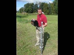 Safety for the elderly, children, and you. Plowswing Snow Plow Proof Mailbox Post System How It Works Youtube