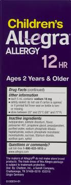 Allegra Childrens 12hr Oral Suspension Liquid Berry 4 Fl