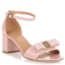 Gavina Light Pink Sandal 1 925 Ils Liked On Polyvore Featuring Shoes Sandals Pink Block Heel Ankle Str Pink Sandals Light Pink Shoes Pink Patent Leather