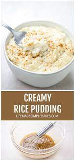 Rice Pudding Stovetop Recipe Life Made Simple Recipe Rice Pudding Recipes Coconut Recipes
