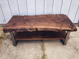 Brand new black walnut live edge slab dining table. Two Level Black Walnut Coffee Table Ambrose Woodworks