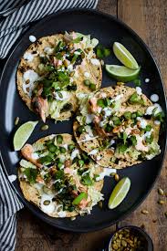 Maybe you would like to learn more about one of these? Salmon Tacos With Green Onion Asparagus Salsa Snixy Kitchen