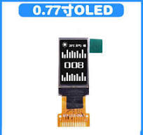 0.77 Inch Oled Character Display , 128x64, 13 Pins SPI ...