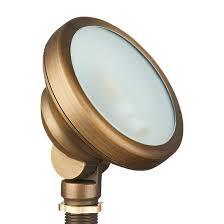 Cast Brass Round Wall Wash Landscape Lighting Volt Lighting