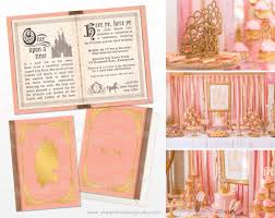 Once Upon A Time In A Land Far Far Away There Lived A Princess Princess Birthday Invitation Storybook Pink And Gold Once Upon A Time Silhouette Girl Baby Shower P With Images Princess Birthday Invitations Birthday Invitations Birthday