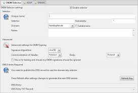 Hexamail Server Administration Guide Dkim Selector Dkim Selector