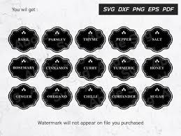 $ 2.00 free shipping bestseller favorite add to Spice Jar Pantry Container Labels Graphic By Abdie Creative Fabrica