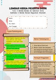 Lkpd kelas 5 tema 6 subtema 1 pembelajaran 1. Lkpd Kelas V Tema 9 Subtema 2 Pembelajaran 1 Worksheet