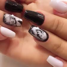 Diseños de uñas acrilicas negras : Unas Acrilicas Negras 2020 Las Unas Angelo Studio Spa Facebook