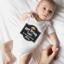 They may not admit it, but every father wants to feel appreciated on his birthday. Happy Birthday Daddy Onesie Newborn Bodysuit Coming Home Outfit Unisex Baby Clothes New Dad Gift Aliexpress