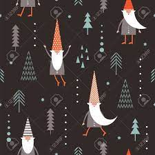Description of christmas gnome live wallpaper com.video.vtp.christmasgnome. Seamless Pattern With Cute Gnomes Christmas Background Season Greeting Idea For Wrapping Paper Gifts Boxes Wallpaper Royalty Free Cliparts Vectors And Stock Illustration Image 128648516