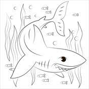 Dibujos De Tiburones Para Colorear Paginas Para Imprimir Y Colorear Gratis