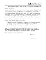 Key points that should be covered in this letter (free template). Asst Store Manager Cover Letter Examples Myperfectresume