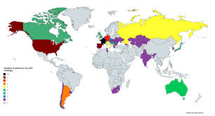 Official tennis singles rankings of men's professional tennis on the atp tour, featuring novak djokovic, rafael nadal, roger federer, dominic thiem and more. Number Of Tennis Players In Top 100 By Country Atp Rankings Oc 6460x3480 Mapporn