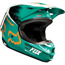 Fox V1 Vandal Helmet Style 11018 Color Green Orange 169 95