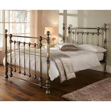 Did you scroll all this way to get facts about brass and metal bed? Victoria Deluxe Brass Effect Bed Frame Freemans
