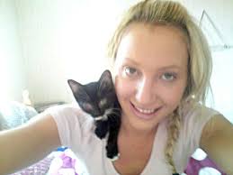 Kattungen Lucky mirakelräddades