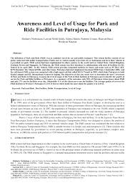 Whether it is rock climbing or mountain the trails here are definitely challenging but it also offers better ride flow compared to bukit kiara trails which is technical and full of obstacles. Pdf Awareness And Level Of Usage For Park And Ride Facilities In Putrajaya Malaysia