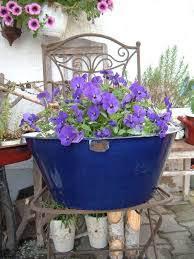 Sehr Grosse Alte Emaille Schussel Waschschussel Shabby Chic Vintage Gartendeko Garten Deko Waschschussel Shabby