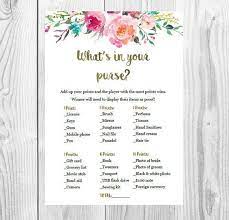 What S In Your Purse Game For Kitchen Tea Bridal Shower Bridal Shower Tea Tea Party Games Kitchen Tea Games