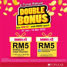 31 Jan 14 Mar 2020 Popular Double Bonus Promotion With Touch N Go And Boost Everydayonsales Com
