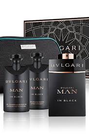 Bvlgari Man In Black Gift Set 3 4 Oz Eau De Parfum Spray 2 5 Oz After Shave Balm 2 5 Oz Shower Gel Free Pouch In 2020 Keramik Glaser