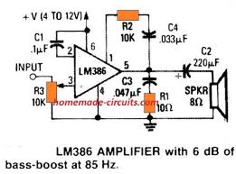How to make la4440 amplifier circuit diagram. Lm386 Amplifier Circuit Working Specifications Explained Homemade Circuit Projects