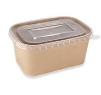 Kraft Rectangular Hot Food Container, 1000ml - Westpak